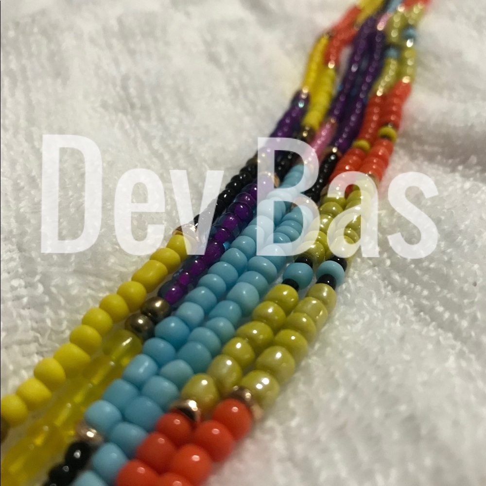 3 string handmade waistbeads